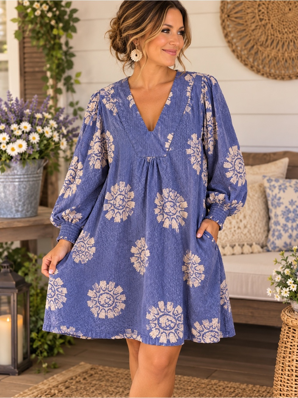 Anthropologie Tunic Dress Size Medium